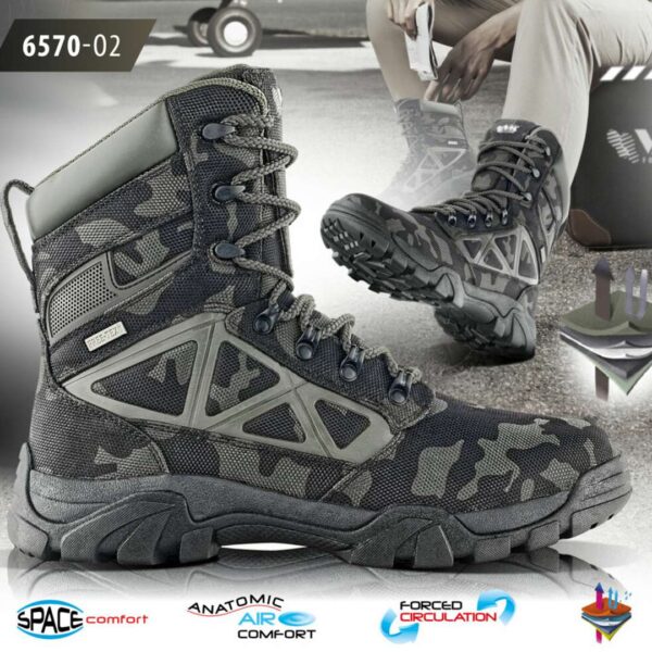 VM-nottingham VM Nottingham taktikalised saapad, camo O2 SRC